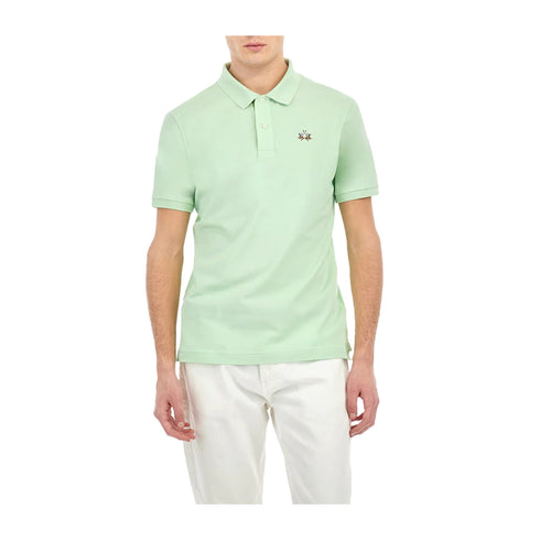 La Martina Polo Polo Uomo slim con ricamo a contrasto M P25 - LA MARTINAMAP002PK001 - 03147 - M - Francavilla Moda